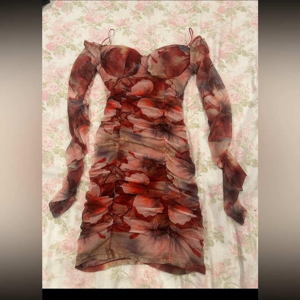 Floral fall Windsor dress